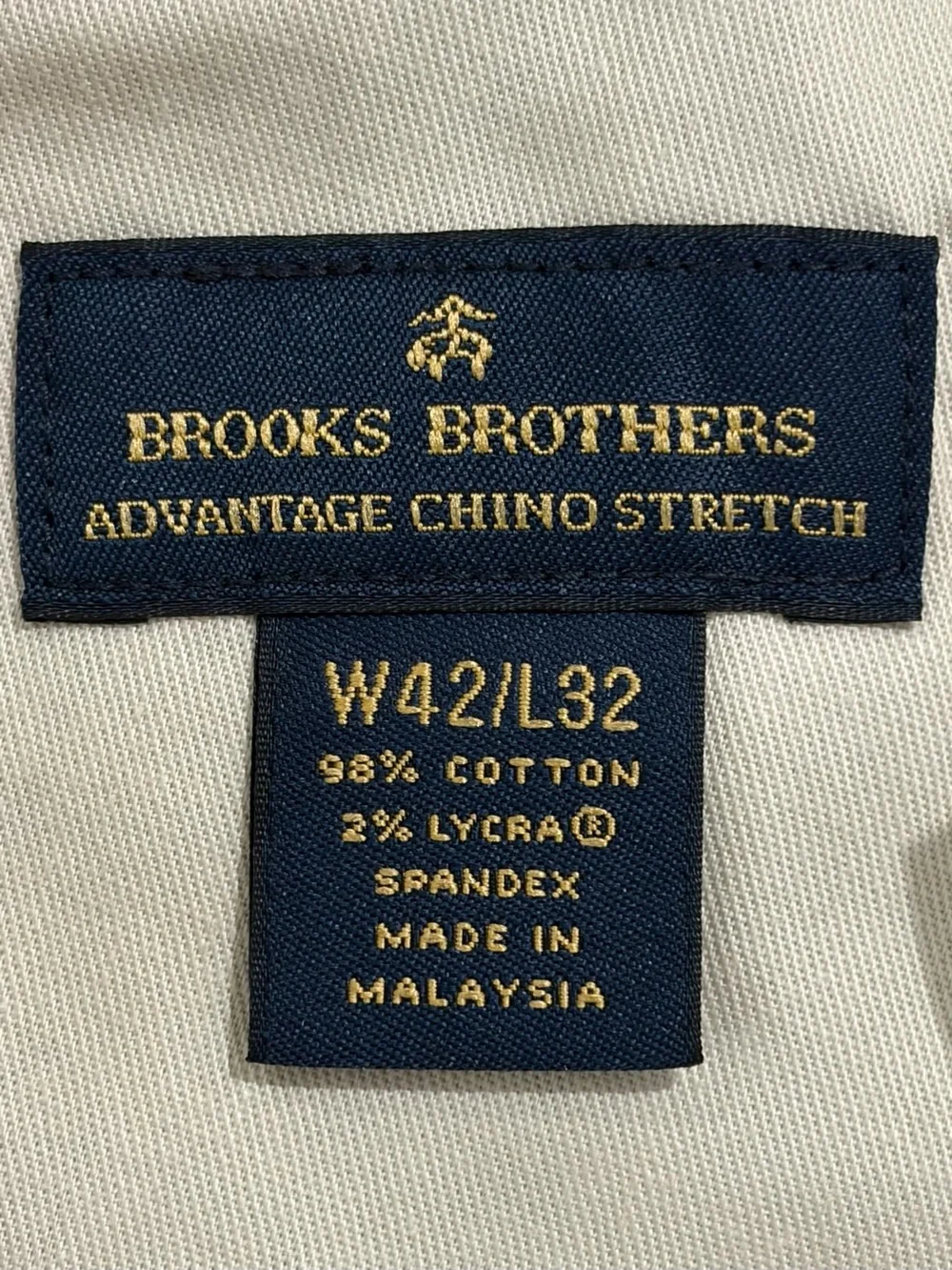 Brooks Brothers Olive Green Advantage Stretch Chinos (42/32)